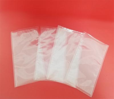 China Wholesale Customized Cheap Disposable Three Side Sealed One Side Micropore PE/PET Clear Plastic Vacuum Bags For Food Storage for sale