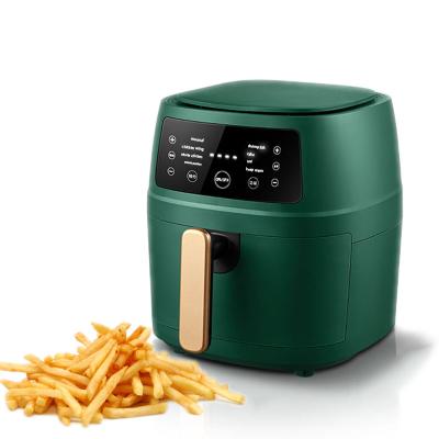 China Hotel Appliances Home Automatic Healthy Kitchen 6L 1800W Oil Free Cooking Air Fryer for sale