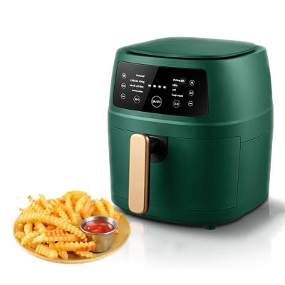 China Programmable Oven Air Fryer For Hotel 6L 1800W Air Fryer For Roasting And Cooking With LCD Touch Screen for sale