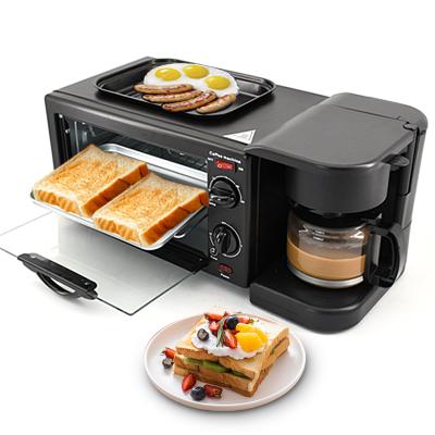 China Hotel OEM/ODM Multifunctional Adjustable Temperature Electric Oven 3 in 1 Breakfast Maker for sale