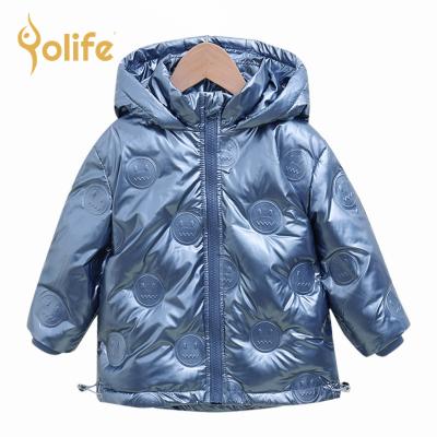 China 2021 Hot Sale Anti-wrinkle Yolife New Children's Colorful Thickened Children's Wear Down Jacket Men's And Women's Jacket for sale