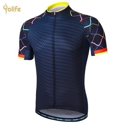 China Yolife breathable 2021 new men's sports wear red multi-color skinsuit cycling tank top men's cycling tank top for sale