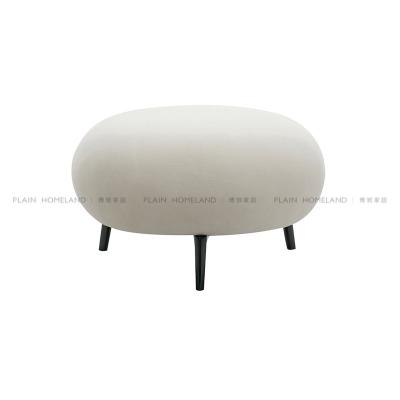 China Removable Modern Furniture Cover Project Square Round Curved Modern Ottoman Stool for sale