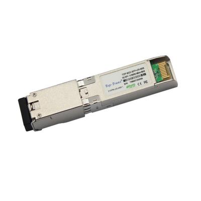 China 1490nm 1550nm 10G SFP Module 80Km 3.3V SFP BIDI Transceiver for sale