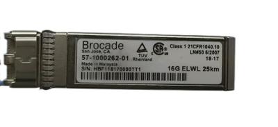 Chine Mode unitaire de l'émetteur-récepteur SFP+16G ELWL 1310nm 25km du brocard 57-1000262-01 FC SFP+ à vendre