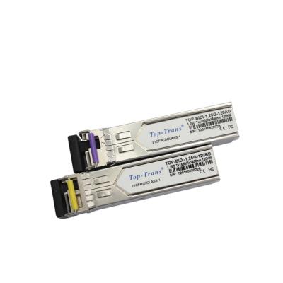 China Cisco GLC-BX120-U 1.25G BIDI SFP 1490nm 1550nm 120km SMF Simplex LC Transceiver for sale