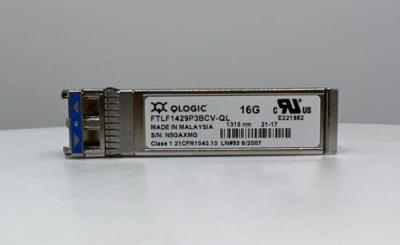 China 1310nm 16Gb 10km LR SFP+ Optical Transceiver Module Qlogic FTLF1429P3BCV-QL for sale