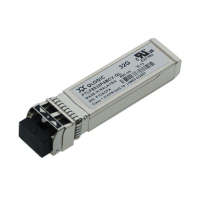 China Qlogic FTLF8532P4BCV-QL 32G FC SFP+ Optical Transceiver Short Wavelength 850nm for sale