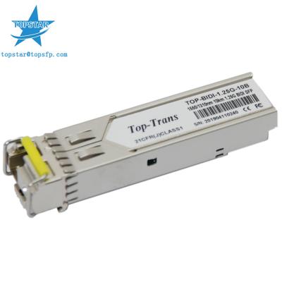 China 10Km 1.25 G SFP Transceiver 1550nm 1310nm MultiMode Fiber Module for sale