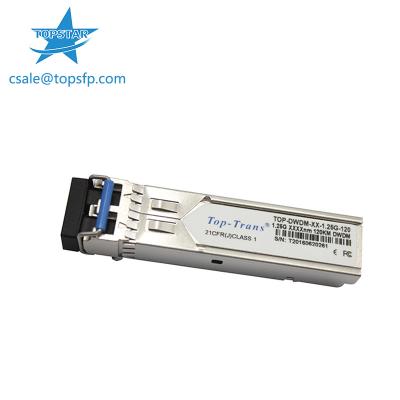 China 1.25G DWDM SFP Optical Transceiver 1310nm 120km SMF SFP Module for sale