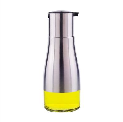 China Viable Wholesale Stainless Glass Herb And Spice Tools Condiment Jar Round Condiment Holder for sale