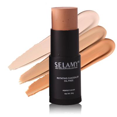 China Art Color Collection Rotating Concealer Perfect Stick Private Labels Oil Free Moisturizer Cover Up for sale