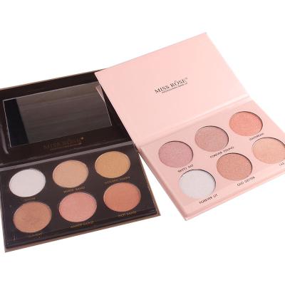 China Private Label Waterproof Makeup Shading Face Highlighter Bar Pressed Powder Contour Palette Kit for sale