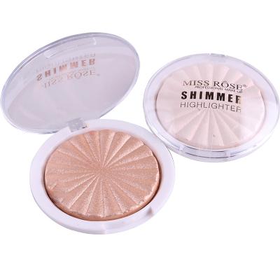 China Waterproof Hot Sale Shimmer Highlighter Makeup Private Label Baked Powder Brighten Skin for sale