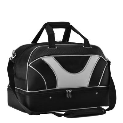 China Custom Made High Quality Eco - Friendly Golf Ball Bag Black Luggage Bag For Mens Duffle for sale