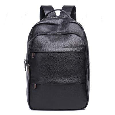 China 2021 New Style Men's Black Eco-friendly Genuine Leather Water Resistant Custom Travel Bag for sale