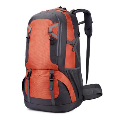 China Factory Wholesale Custom High Quality 70L Large Capacity Waterproof Outdoor Camping Hiking Backpacking Bag for sale