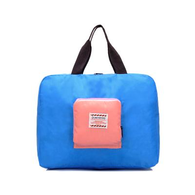 China Waterproof Modern Popular Square Blue Single-shoulder Style Skin Foldable Ladies Bag for sale