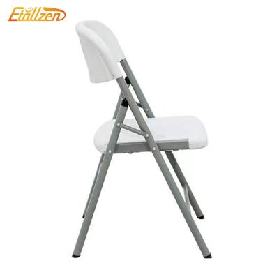 China Weather Furniture Outdoor White Fold Chair Outdoor Plastic Folding Chairs Folding Dining Table And Chairs for sale