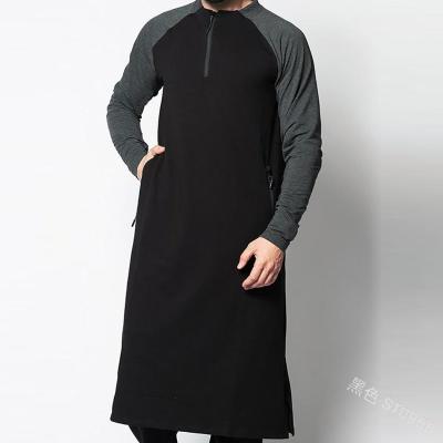 China long sleeve muslim robes jalabiya for men islamic clothing Xu-04 for sale