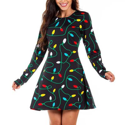 China Anti-Static The Tipsy Elves Ugly Christmas Sweater Dress -- A Beautiful Holiday Christmas Dress For Women for sale