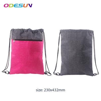 China New Waterproof Promotional Colorful Material Wicking Nylon Drawstring Bag for sale