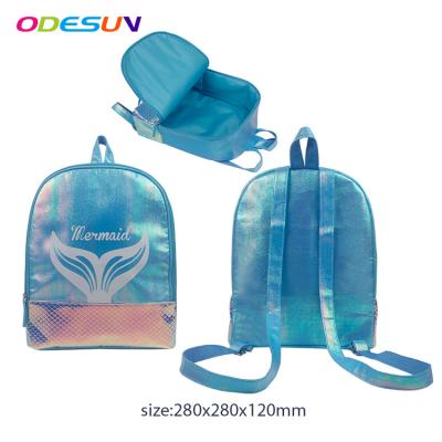 China New Sedex 4P Waterproof BSCI Audit and Fabric Scale PU Material Promotional Holographic Backpack for sale