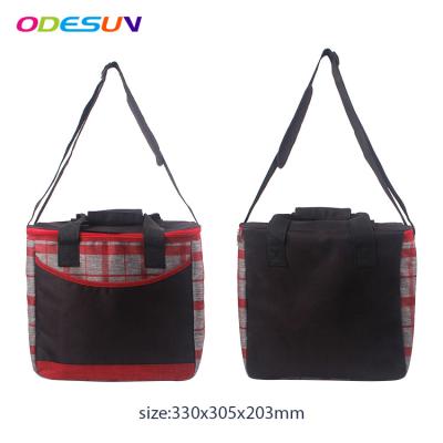 China Newest Fashinable Sedex 4P Material Promotional Colorful 300D Polyester BSCI Audit And Nonwoven Cooler Bag for sale