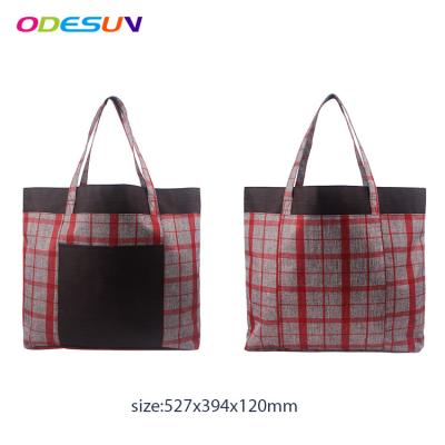 China Promotional Colorful 300D Polyester Sedex 4P New Folding Audit BSCI Audit Material And Nonwoven Tote Bag for sale