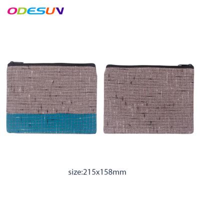 China New Material Sedex 4P Promotional Colored Canvas Fabric Eco-friendly Audit BSCI And Nonwoven Cosmetic Bag for sale