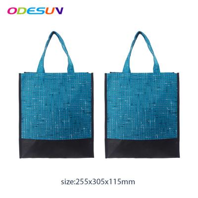 China New Daily Life Sedex 4P BSCI Audit Material Promotional Colorful Canvas Cloth And Nonwoven Tote Bag for sale