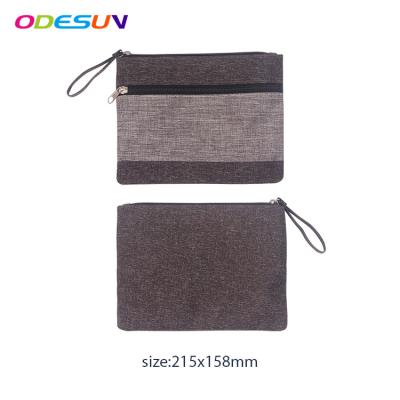 China New Promotional 300D Snowflake Nylon And Nonwoven Cosmetic Bag Eco - Friendly Material for sale