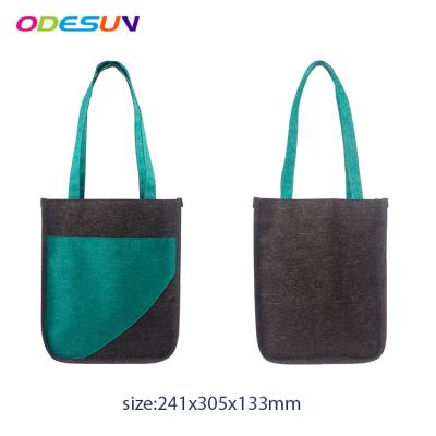 China New 300D Promotional Snowflake Eco-friendly Material Nylon And Nonwoven Tote Bag for sale