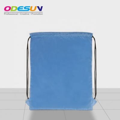 China Promotion Gift Polyester Drawstring Bag The Cheapest Promotion Gift Polyester Drawstring Bag for sale