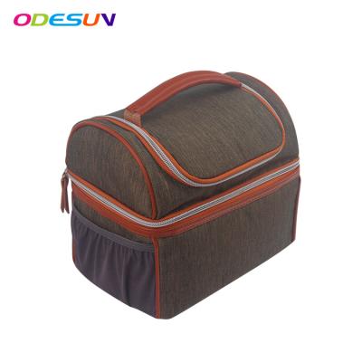 China Newest Fashinable Sedex 4P BSCI Audit Material Promotional Colorful Polyester With PEVA Lining Cooler Bag for sale