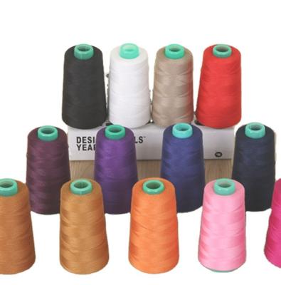 China Wholesale Industrial Low Shrinkage Overlocking Thread Polyester Sewing 30/2 5000mts With Different Colors for sale