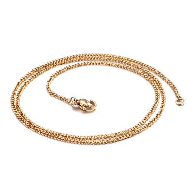 China Environmentally Friendly 316L Stainless Steel Restriction Mode Cheaper Chain Necklace Manufacture for sale