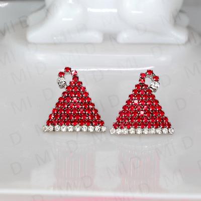 China Environmental Friendly Earrings Customize Design Zircon Studs Jewelry Crystal Earings Fashion Women Brass Earrings for sale