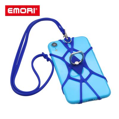 China High Quality Silicon New Products Portable Universal Mobile Phone Lanyard Strap Collar Phone Holder Silicone for sale