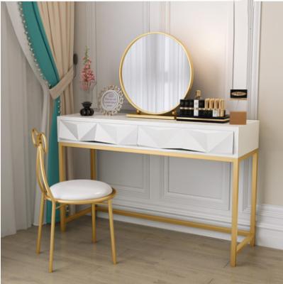 China Luxury Dresser Gril Vanity Table (The Other) Adjustable Nordic Modern Minimalist Bedroom Dressing Table for sale