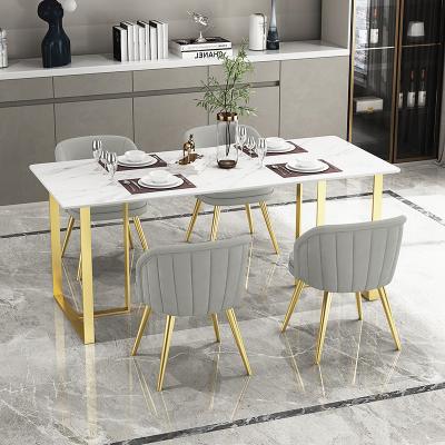 China (Others) new design cheap restaurant furniture adjustable dining tables dining room sets small dining table set for sale