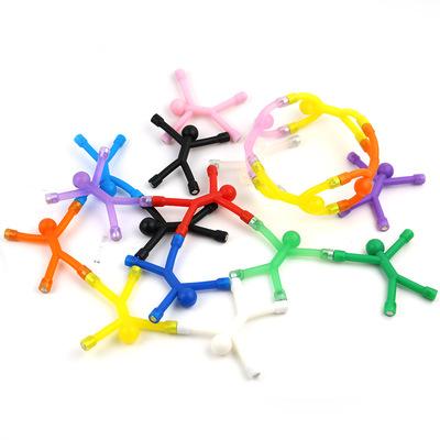 China People 10 Pcs Cute Mini Man Flexible Fridge Magnets Rubber Magnet Men Fridge Magnets Novelty for sale