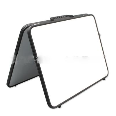 China Desktop Double Sided Magnetic Whiteboard Small Foldable and Portable Dry Erase Whiteboard for Home Office School for sale