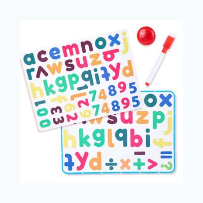 China Imaginative Game Christmas Gifts Kids Learning Toys English Alphabet Montessori Magnetic Spelling Game 2021 With Board for sale