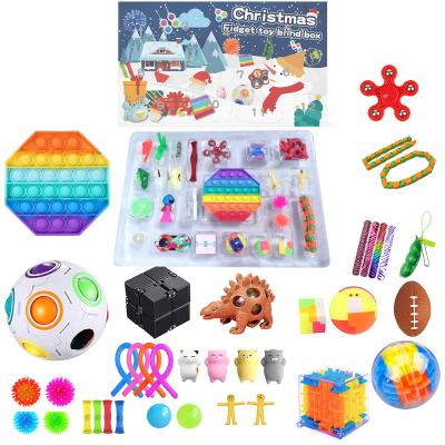 China Silicone Christmas Gifts Pack Sensory Toys Set Toys For Kids Toys To Reduce The Stress And Worry Of Children Adults for sale