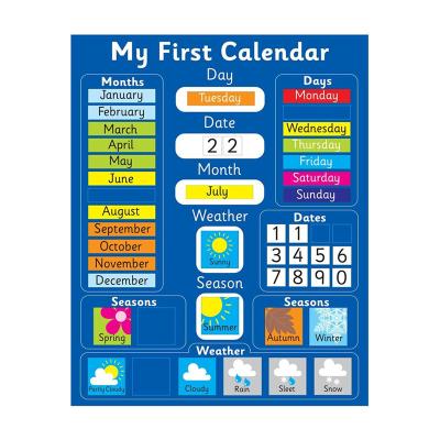 China Form My First Daily Calendar for Kids Magnetic Educational Toy for Toddlers Preschool Study Gift for Boys and Girls for sale