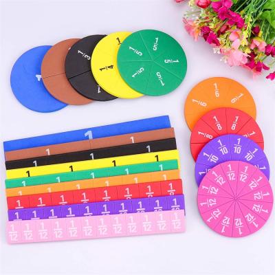 China High Quality Magnetic Math Toy For Educational Toys Of Most Popular Imaginative Play Funny Fraction Tiles for sale