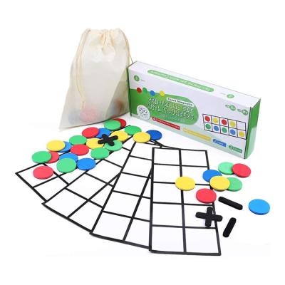 China Best Parent Imaginative Quality Game Price Cheap Kindergarten Math Math Games Magnetic Ten-frame Set Manipulative Math For Elementary for sale