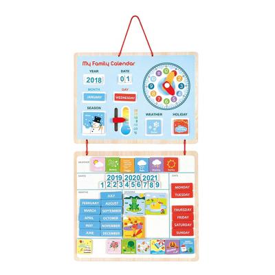 China Good Quality Low Price Dry Erase Shape My First Calendar Chart Magnetic Board For Children Educational for sale