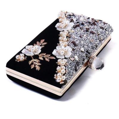 China Luxury Ladies Bridal Wedding Party Fashion Hand Clutches Women Evening Clutch For Women Girls Small Handle Wallet for sale